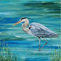 Artist Jean Plout Debuts New Great Blue Heron Collection